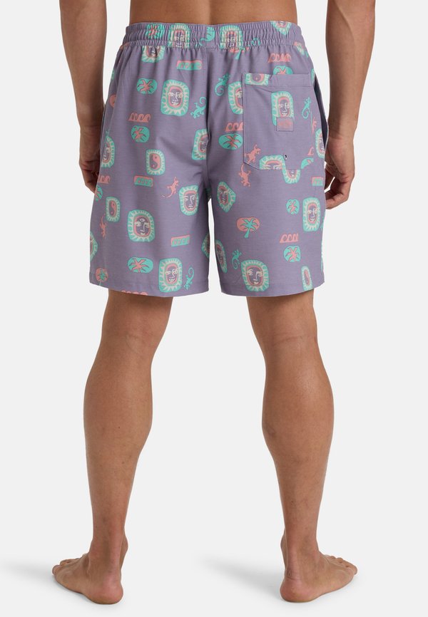 WASTED TIMES LB - Swimming shorts - purple ash2