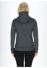 Swedemount TRONDHEIM STRETCH FULL ZIP - Felpa con zip - black melange