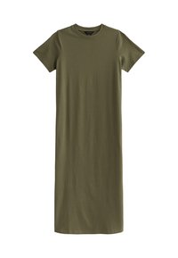 New Look SPLIT HEM MIDAXI - Maxiklänning - khaki