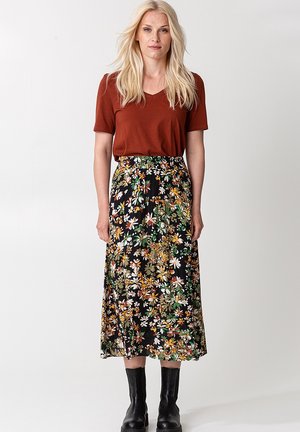 SIBEL - A-lijn rok - black