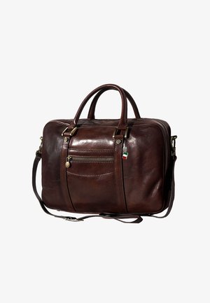 DrachenLeder Aktetas - braun