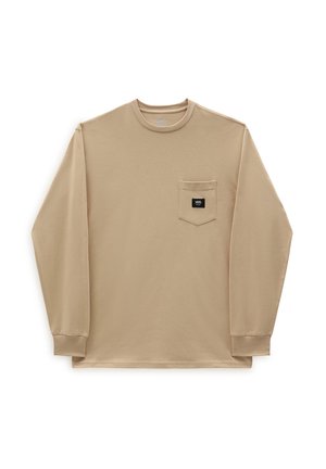 PATCH POCKET LS TEE - Langarmshirt - taos taupe