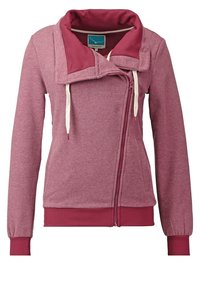 TWINTIP Sudadera con cremallera - mottled bordeaux
