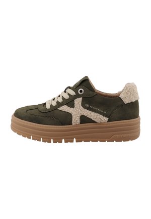 TOM TAILOR, SNEAKERS - Αθλητικά παπούτσια - khaki