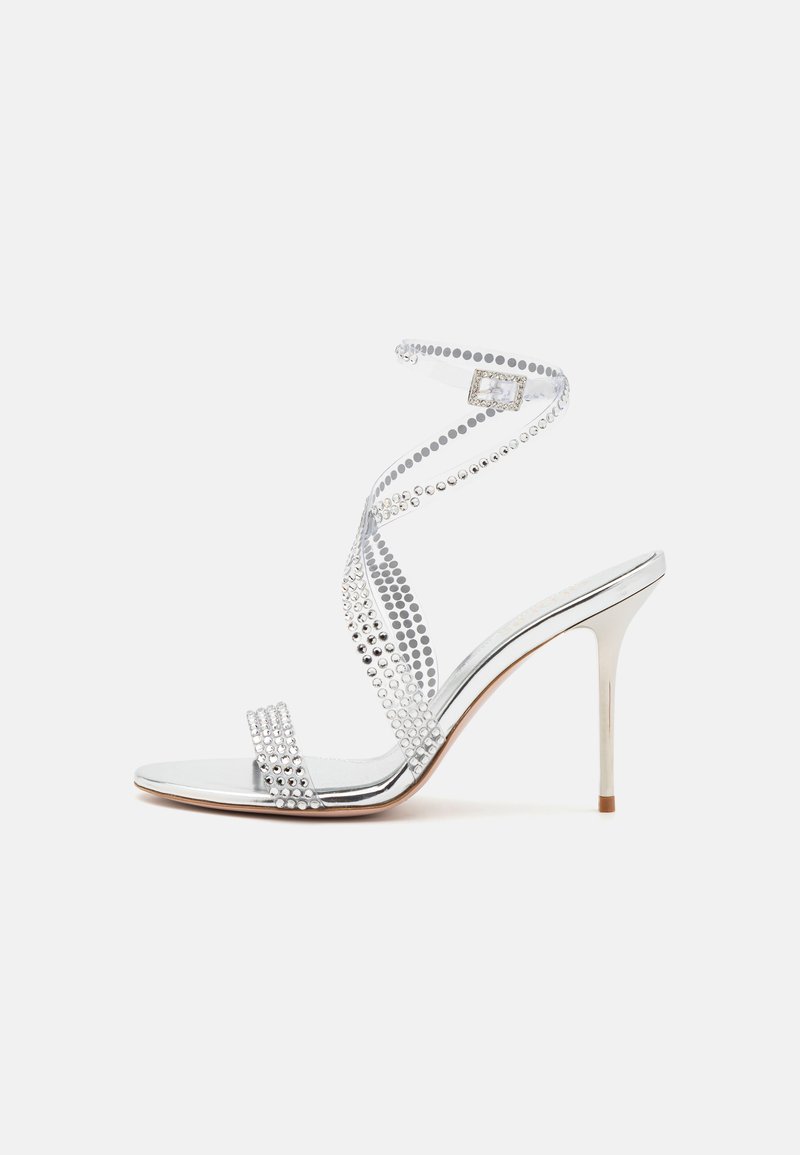 GEDEBE KIM - Sandale s visokom petom - transparent/crystal