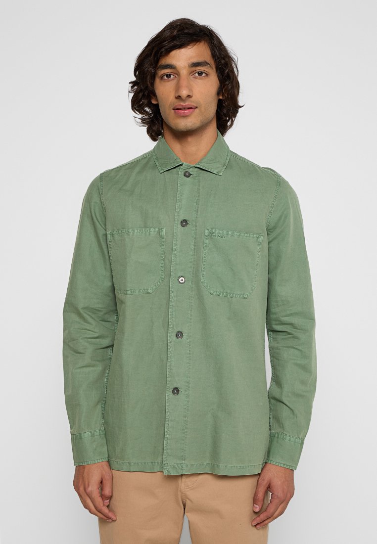NZA New Zealand Auckland Overhemd olijfgroen