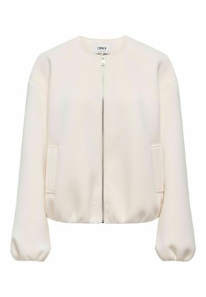 ONLY, STYLISCHE JACKE MIT REISSVERSCHLUSS UND WEITEM SCHNITT - Giacca leggera - cloud dancer