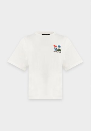 Napapijri, Μπλουζάκι με στάμπα - off-white