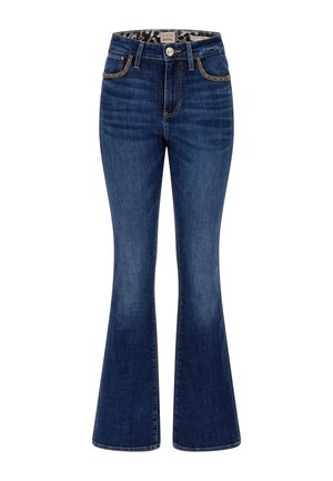 HIGH WAIST - Jeans bootcut - blau