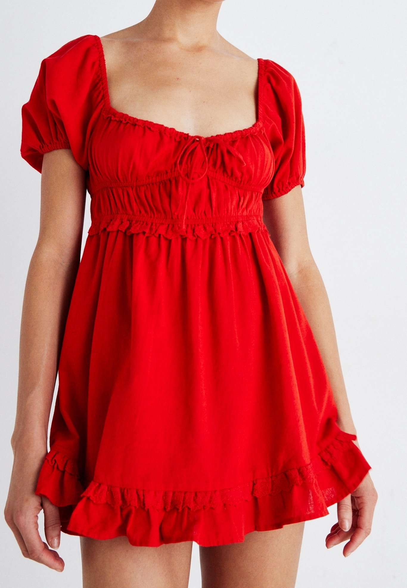 BDG Urban Outfitters Day dress - red - (Pre-owned) - Zalando.ie