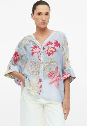 comma ACCESSORIES - Hemdbluse - hellblau