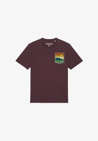 Niet geselecteerd, red brown