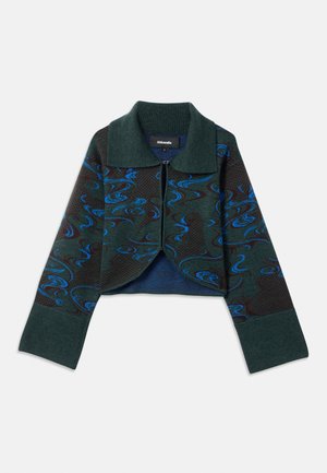 MYSTERY KNITTED CARDIGAN - Gilet - green