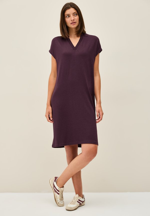 SOMMERLICHES - Strickkleid - rot