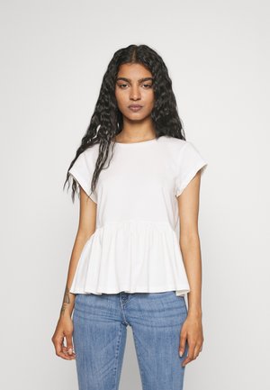 VMUDELLA CAP SLEEVE - T-shirts med print - snow white
