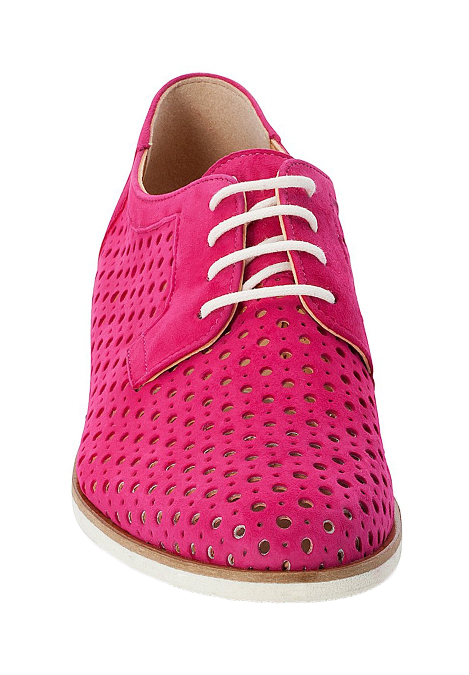 Lloyd SCHNÜRSCHUHE MIT LOCHUNG - Sportieve veterschoenen - pink/donkerroze  - Zalando.nl