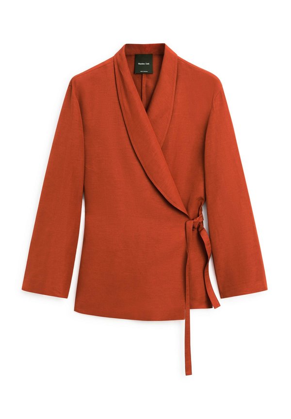 FLOWING- STYLE COLLAR - Summer jacket - ORANGE2