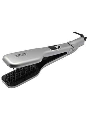 ELECTRICAL ITEMS PROFESSIONAL DOUBLE STRAIGHTENING BRUSH - Hair Styling Tool - grey