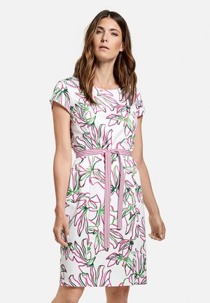 Day dress - weiß azalea palm druck