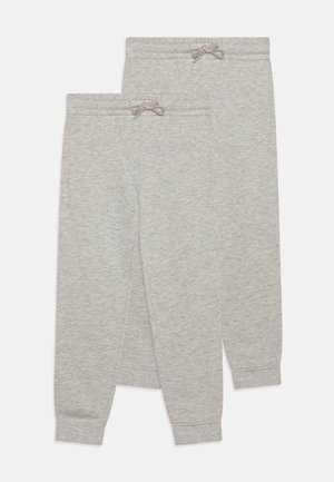 UNISEX 2 PACK - Verryttelyhousut - mottled light grey