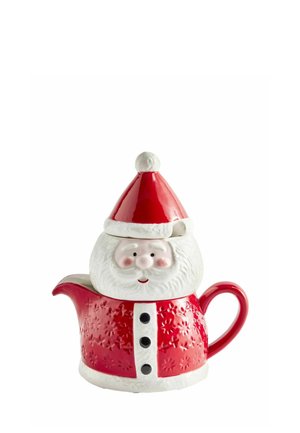 Next, SANTA STACKING GRAVY BOAT AND CONDIMENT POT UNISEX - Kande - red