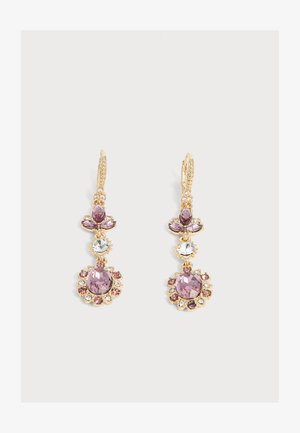Marchesa, STONE DROP - Σκουλαρίκια - gold-coloured/pink