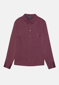Button-down blouse - dark purple
