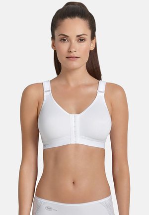 ACTIVE FRONTLINE OPEN - Sports bra - weiß