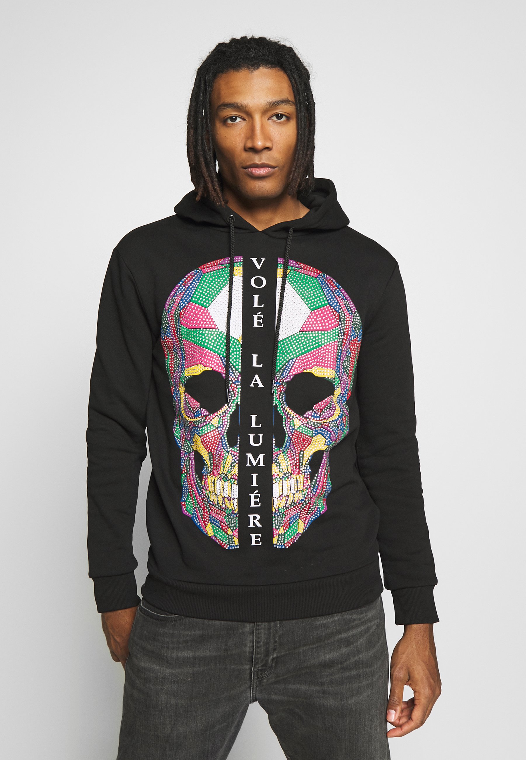 Volé la lumière SKULL HOODIE Hoodie black Zalando.no Volé la lumière SKULL HOODIE Hoodie black Zalando.no