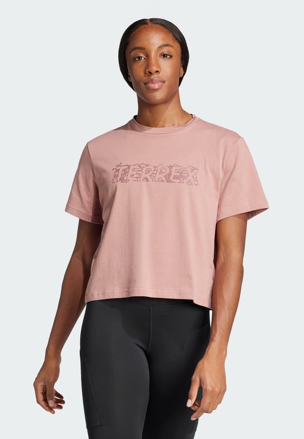 GRAPHIC - Print T-shirt - warm clay