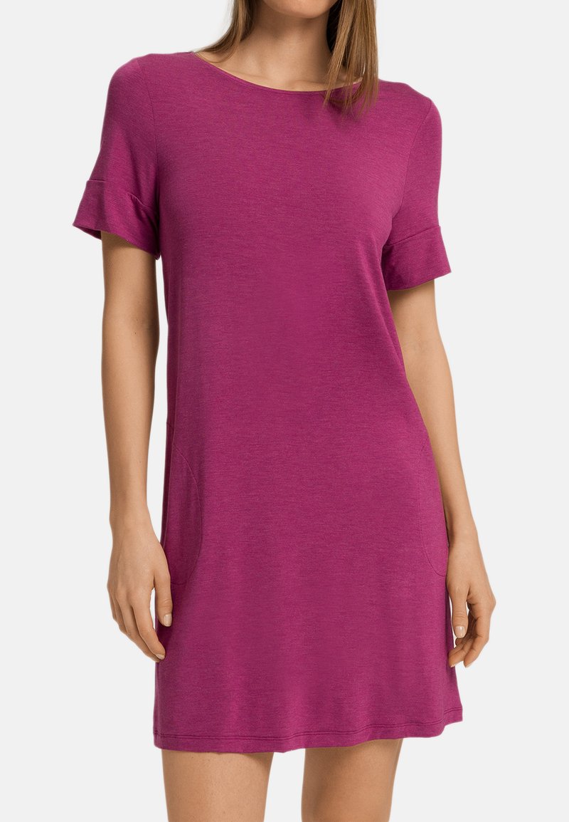 Hanro NATURAL ELEGANCE - Camicia da notte - tourmaline melange