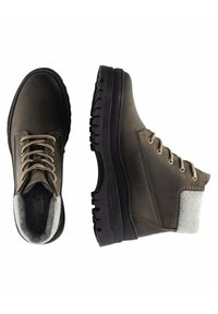 camel active Schnürstiefelette - dunkelbraun