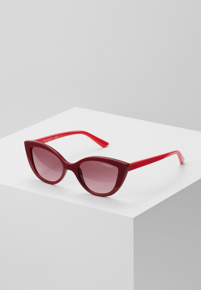 SUN - Occhiali da sole - dark red/pink