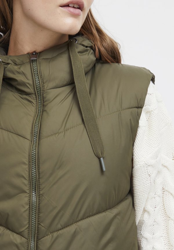 OXBolyn - Waistcoat - olive night2