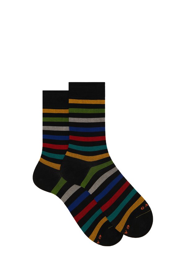 WITH EVEN STRIPES - Socken - nero