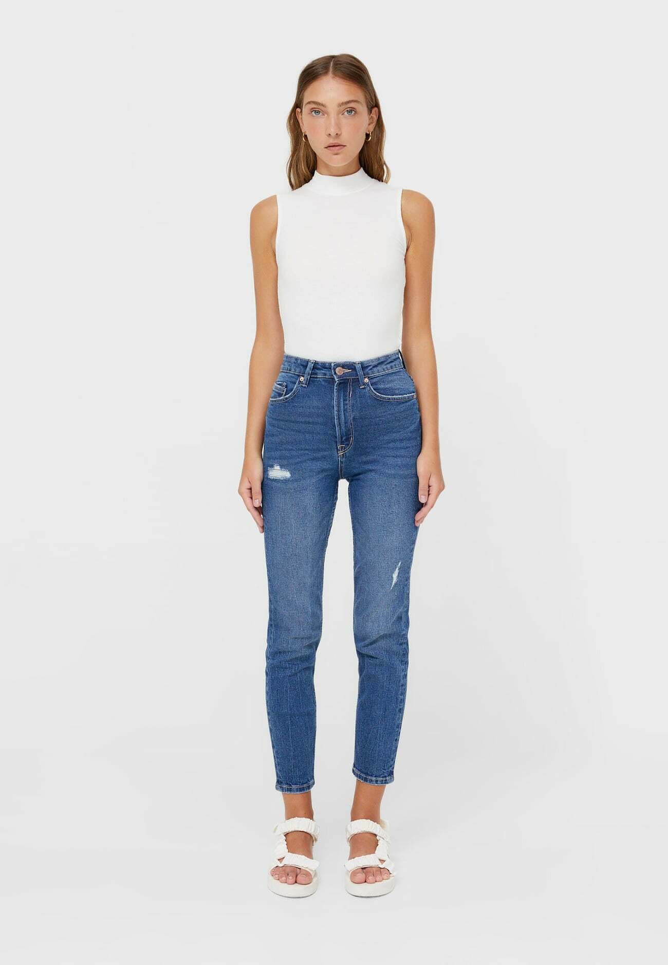 Stradivarius SLIM FIT - Jeans slim fit - stone blue denim/lapislazzulo -  Zalando.it