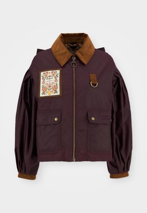 Barbour BARBOUR FARM RIO THAIS WAX JACKET - Kerge jope - bordeaux/cream