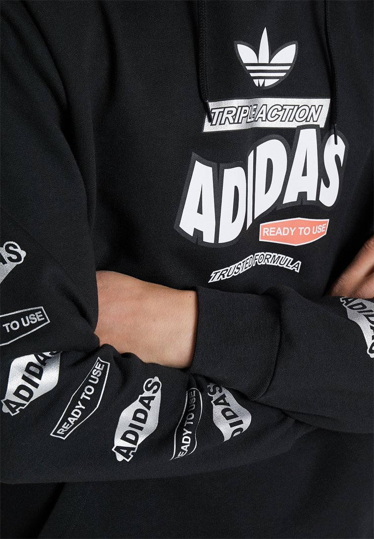 adidas Originals BODEGA HOODIE Kapuzenpullover black adidas Originals BODEGA HOODIE Kapuzenpullover black