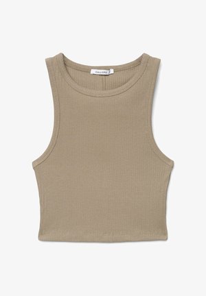 Calliope, TOP TINTA UNITA - Top - fango