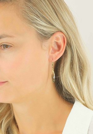 MUAU Schmuck, OHRHÄNGER GELBGOLD 750/18K DIAMANT 0.047CT. 37X6MM - Boucles d'oreilles - gelbgold