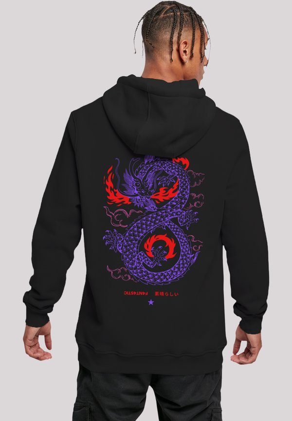 DRAGON FIRE - Kapuzenpullover - schwarz