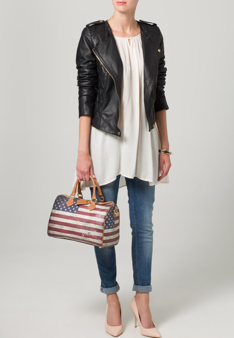 Y Not? BAULETTO - Borsa a tracolla - braun/rosso - Zalando.it