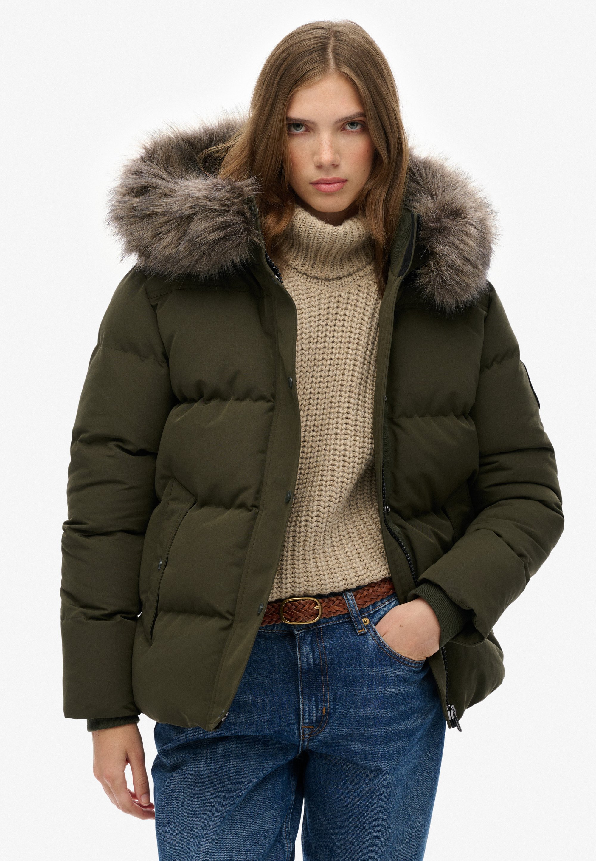 Superdry Windcheater Giacca Da Donna: Modello Trekkier, Eclisse Marina, Taglia 46, Leggera E Resistente Al Vento