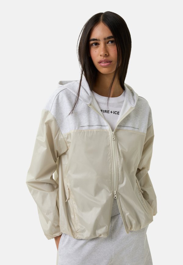 Trainingsjacke - sand hellgrau