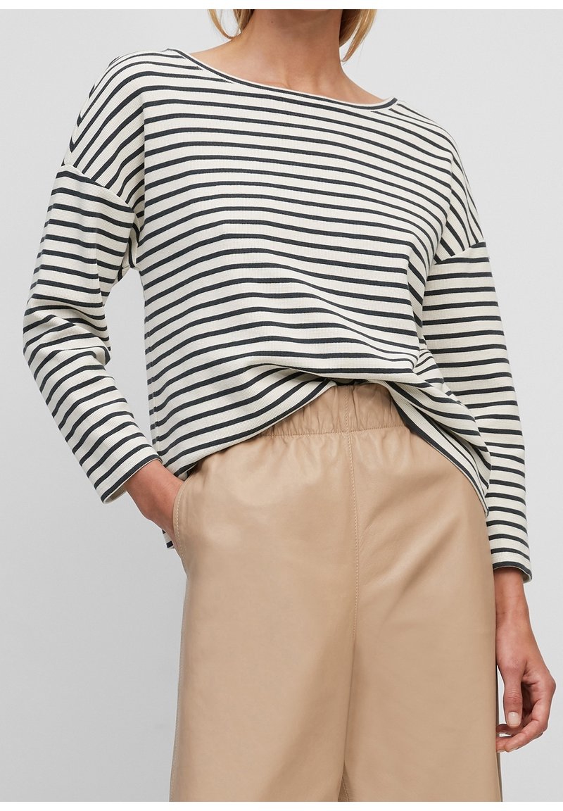 Marc O'Polo Top s dlouhým rukávem - white