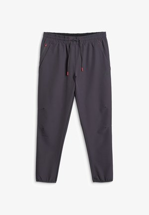 4F, 4F SPODNIE TRENINGOWE SZYBKOSCHNĄCE MĘSKIE - GRANATOWE M - Tracksuit bottoms - dark grey