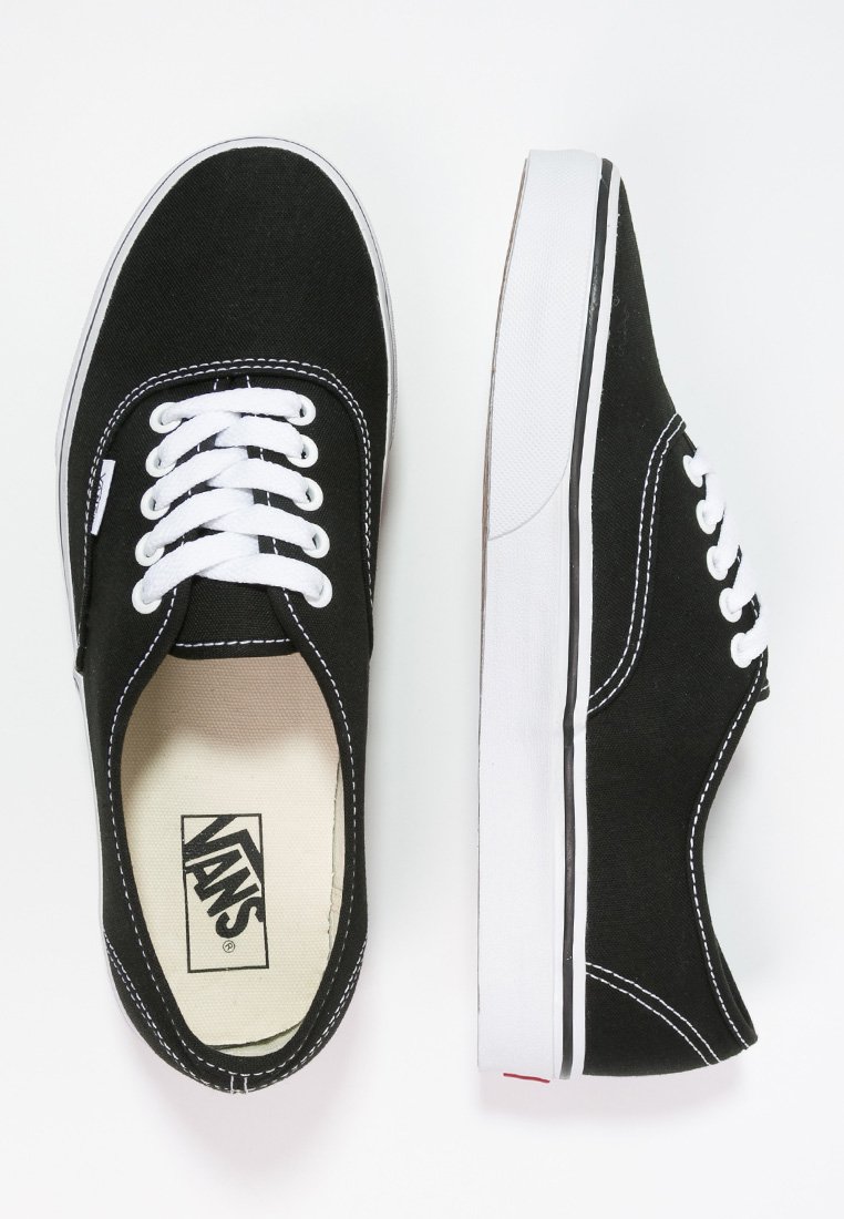 vans authentic sneakers men's black 15 m