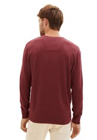 TOM TAILOR Strickpullover - bordeaux