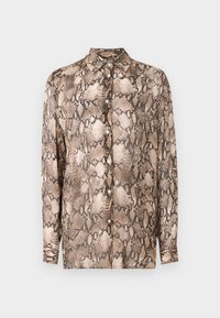 THE BOYFRIEND SHIRT - Pogājama blūze - brown