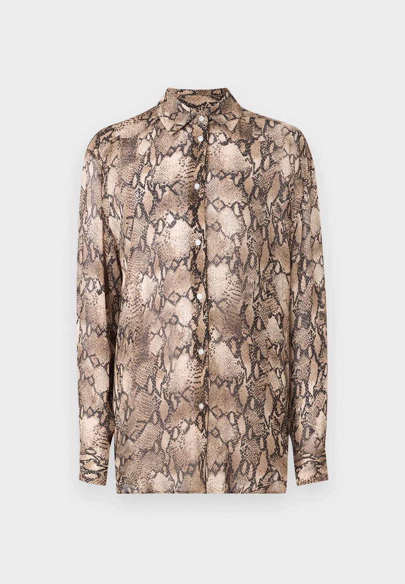 HUGO Overhemdblouse bruin HUGO Overhemdblouse bruin